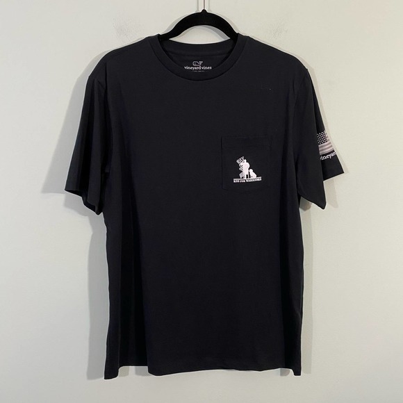 Vineyard Vines Other - Vineyard Vines Men's Black K9s For Warriors Graphics Tee Size M NWOT